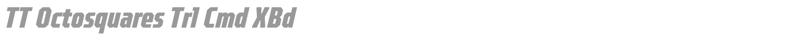 TT Octosquares font preview